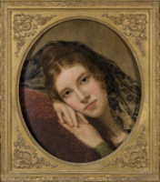 Fanny Appleton, oil on panel, 1834 by George Peter Alexander Healy (1813-1894)