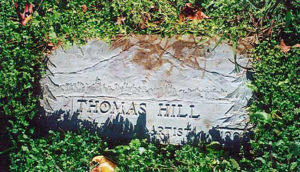 Gravestone of Thomas Hill